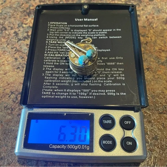 14K Yellow Gold Drum Charm Pendant 6.30 grams Vintage - Picture 16 of 16